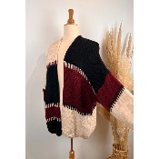 Gilet 3 couleurs grande taille