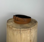 Ceinture en cuir cognac