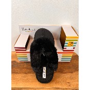 Chaussons fourrés Little Marcel Noir