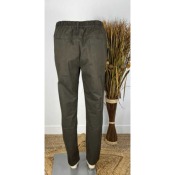 Pantalon taupe brun grande taille 