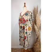Robe lurex calavera tête de mort grande taille