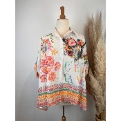 Chemise coton légère tête de buffle grande taille