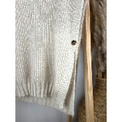 Pull sans manches maille mousseuse 44-46