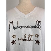 t-shirt bohème Mademoiselle pipelette grande taille