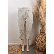 Pantacourt magique beige grande taille