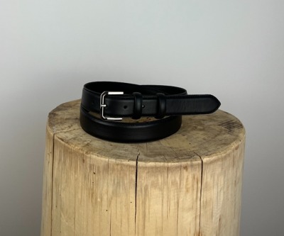 Ceinture en cuir noir