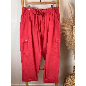 Pantalon pantajogg stretch cargo grande taille 52 - 56