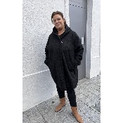 Manteau  capuche oversize 56-60  grande taille