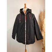 Parka Fourr�e noire courte grande taille 50 - 56