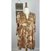 Tunique tye & die marron - 46 48