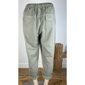 Pantalon jog  grandes poches - kaki clair