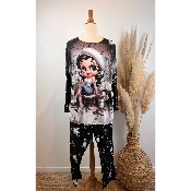 Pyjama Betty Boop musique grande taille