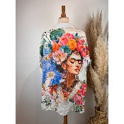 Chemise coton lgre Frida grande taille