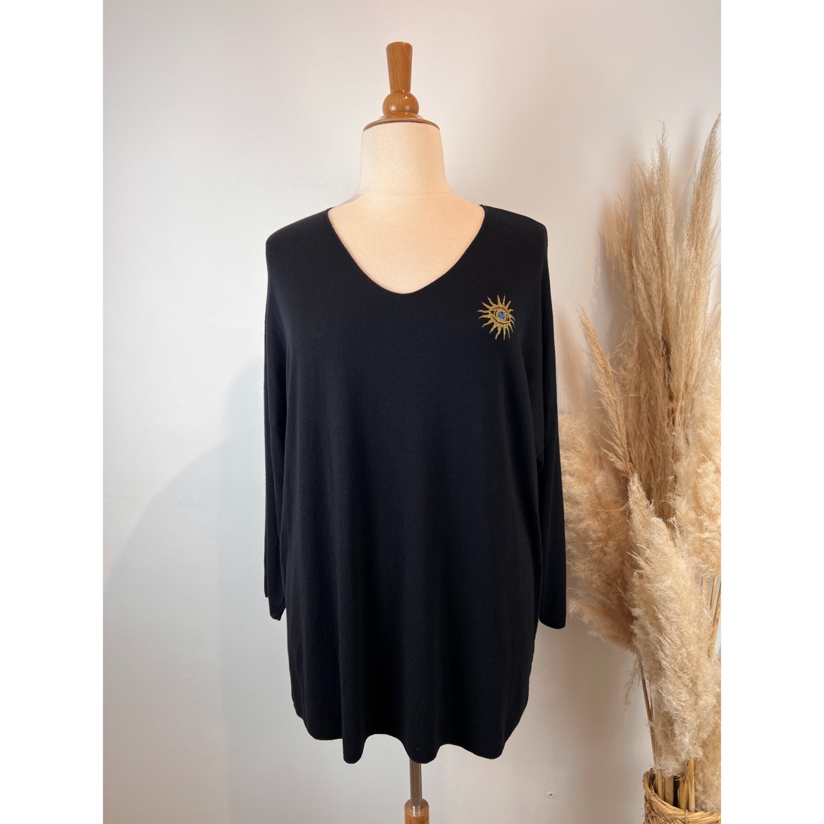 Pull oeil soleil grande taille