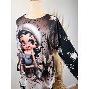 Pyjama Betty Boop musique grande taille