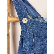 Salopette en Tencel Bleu Jean Grande Taille