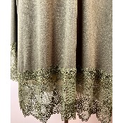 Top "rouleaux" dentelle manches longues 48-52/54