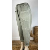 Pantalon jog  grandes poches - kaki clair