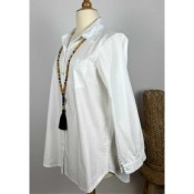 Chemise coton blanche - 46 48