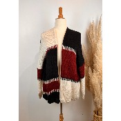 Gilet 3 couleurs grande taille