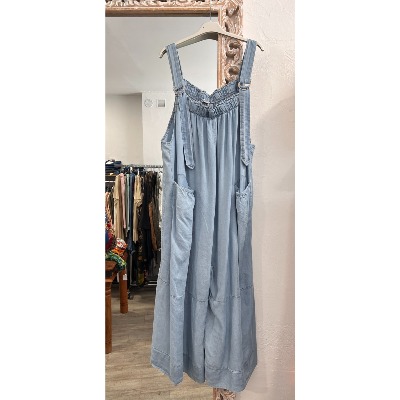 Salopette en tencel grande taille