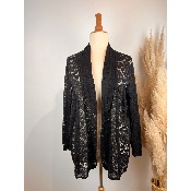 Gilet en dentelle grande taille