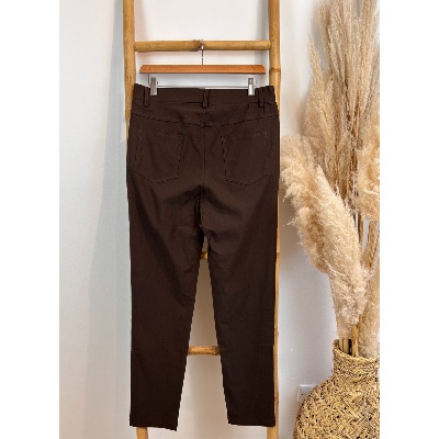 Pantalon Jegging marron chocolat 56 58 60 62