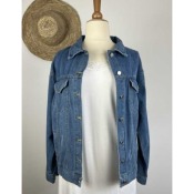 Veste en jean bleue - 46 48