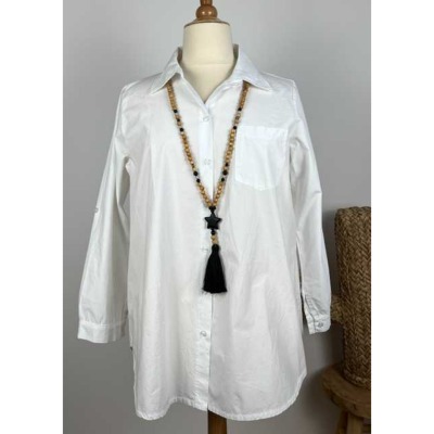 Chemise coton blanche - 46 48