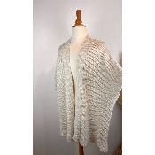 Gilet manches courtes grosses mailles grande taille