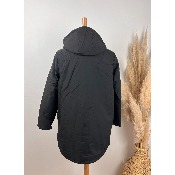 Parka Fourrée noire grande taille & standard