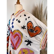 Robe bohème kimono Frida grande taille