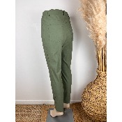 Pantalon Jegging kaki clair coton du 42 au 52