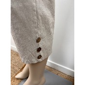 Pantacourt magique beige grande taille
